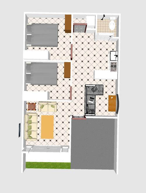 Layout Tipe 45
